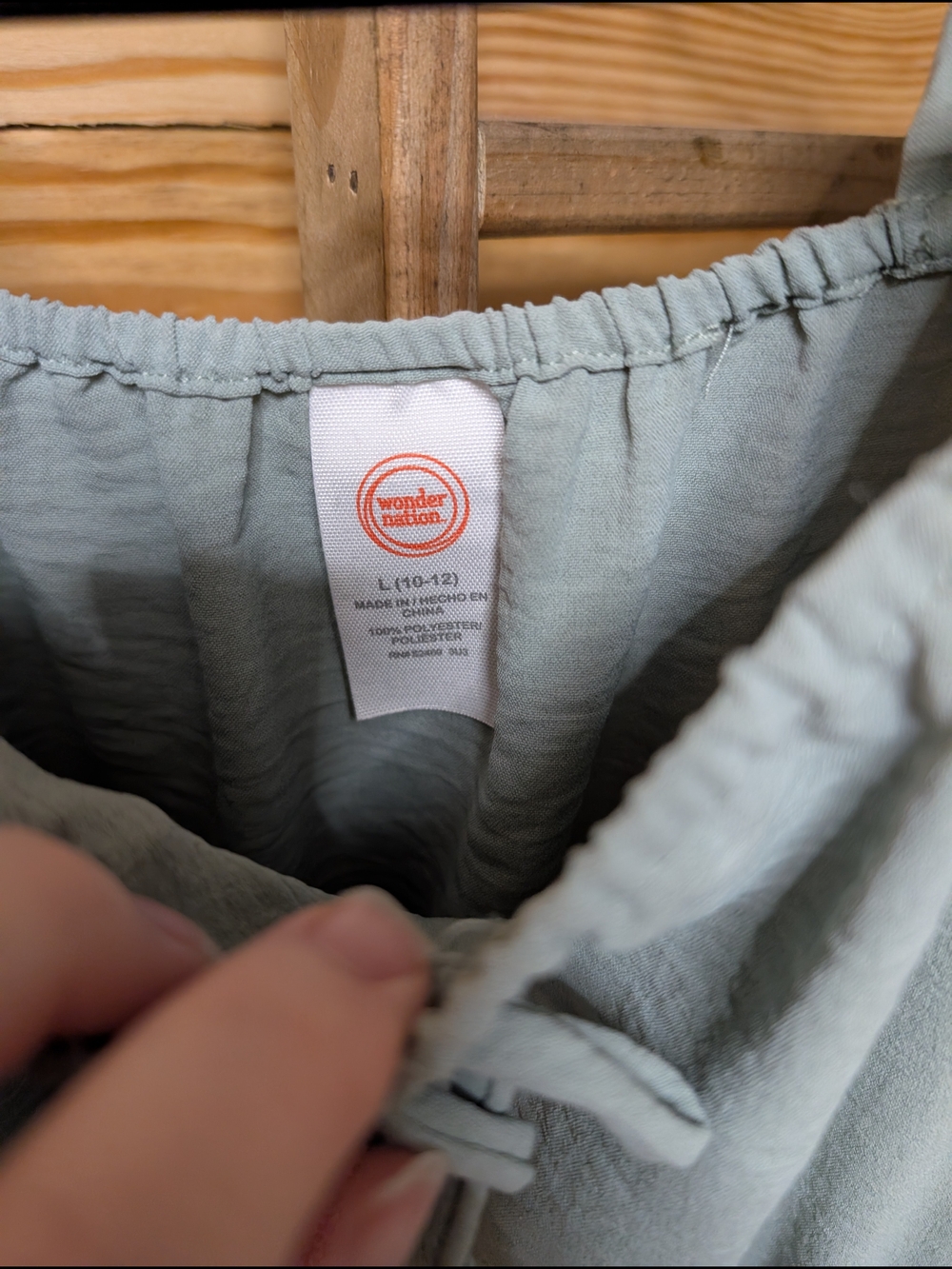 wonder nation ๐ Light Sage Puff-Sleeve Jumpsuit - Picture 2 of 2